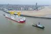 Zeus tows out of Ostend