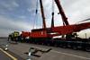 Protranser delivers railway crane