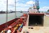 Steder group handles crane parts in port of Rotterdam, july 2020