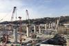 Genoa bridge takes shape