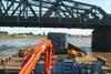 Transformer transits Lincolnshire waterways with ABP, keadby bridge july 2020