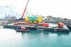 Stator load-in via barge provides well-grounded solution MAMMOET biglift 2