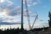 Sarens installs turbines sweden