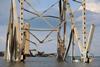 Unified Command removes final large bridge segment, nears complete restoration of Baltimore’s federal channel. Photo courtesy of port of Baltimore, photo by Bobby Petty.