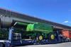 Protranswer delivering a harvester from the USA, viia CHina, to Kazakhstan