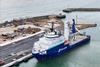 Port of Lowestoft welcomes first commercial vessel to its Eastern Energy Facility