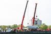 Wagenborg demag and tadano cranes in tandem the netherlands, dec 2020
