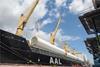 AAL Shipping moving power generation equipment to the Tropicana gold mine.