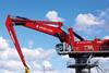 Katoen Natie received three Mantsinen 300 cranes in the port of Antwerp