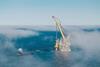 Thor_copyright RWE first foundation for Denmark’s largest offshore wind farm installed