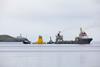 Lancaster buoy departs Lerwick