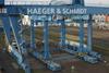 Felbermayr relocated an approximately 18-metre-high gantry crane in the port of Duisburg.