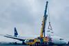 Grove GMK6300L-1 used in at Istanbul Airport salvage operation