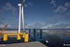 Floating Structure and WInd Turbine following launch 01
