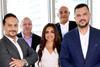 SGL Egypt team from left to right- Ahmed Adel - Finance Manager, Yasser Ismail - Supply Chain Manager, Viorena Fouad - Admin and HR Coordinator, Mohamed Amin - Operations Manager, and Ahmed Habib - General Manager