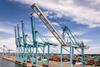 Berard moves quartet of STS cranes, loads out barge 1