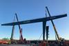 Two Grove GMK6400 cranes support Sydney intermodal terminal construction, oct 2020