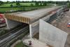 1,500 tonnes worth of beams lifted into place for HS2 bridge near Kenilworth