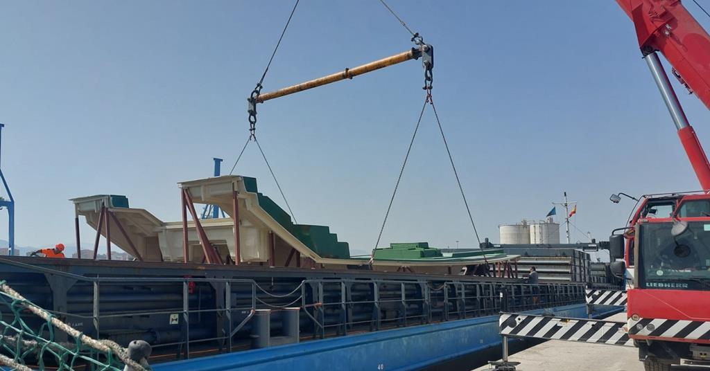 Altius transports catamaran moulds from Türkiye to Spain