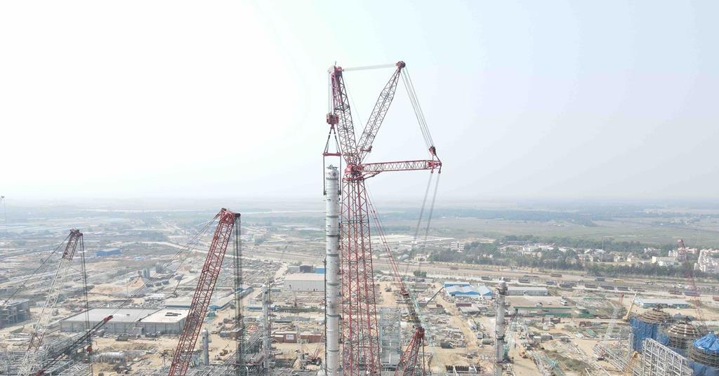 Mammoet’s ring crane shines at Paradip | News | Heavy Lift & Project ...