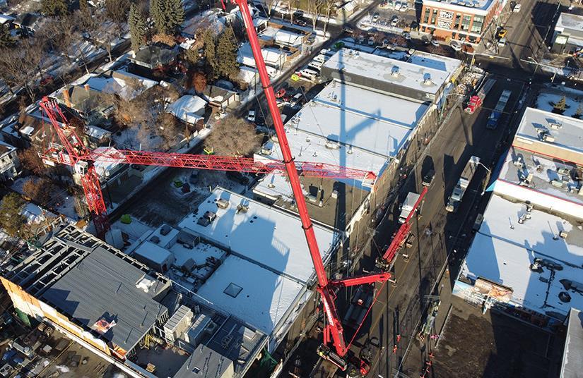 Mammoet Dismantles Tower Crane News Heavy Lift Project Forwarding International