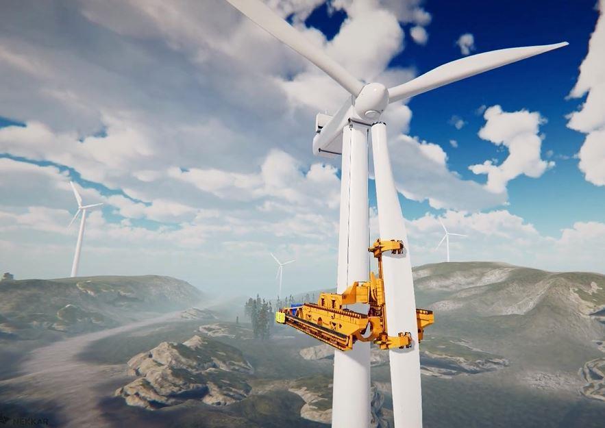 SkyWalker system for wind turbine installation | News | Heavy Lift ...