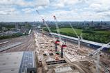Marr's world largest capacity tower cranes at Old Oak Common credit John Zammit, courtesy of HS2
