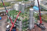 Mammoet in action at Topas's COC polymers plant
