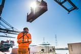 antwerp port stock image hlpfi heavy lift