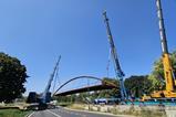 Sarens Completes the Dikke Linde Bicycle Bridge Installation