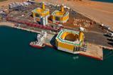Boa Boa has successfully launched three floating substructures for the Eolmed offshore wind project off the coast of Gruissan, France.