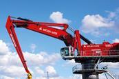 Katoen Natie received three Mantsinen 300 cranes in the port of Antwerp