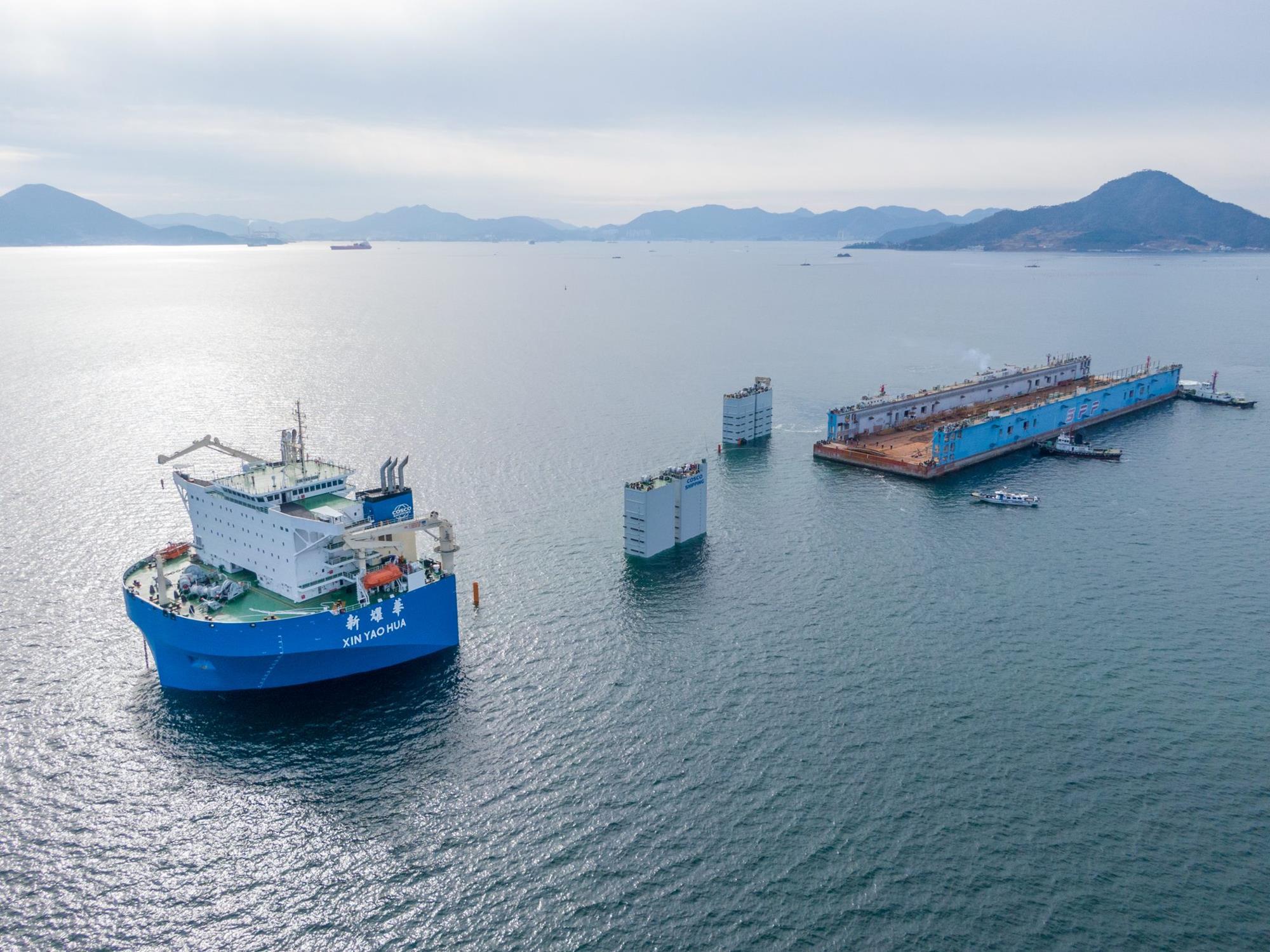 Xin Yao Hua completes maiden voyage | News | Heavy Lift