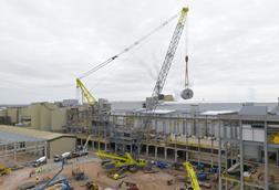 Allelys transports and installs Yankee drying cylinder in UK 1
