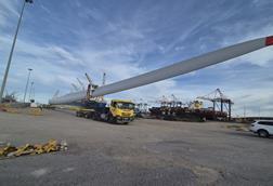 Vanguard wind blade shunt trailer used for concurrent projects 1
