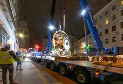 Felbermayr relocates TBM parts within Vienna 1