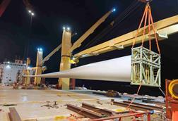 Protranser completes loading survey for turbine blades 1