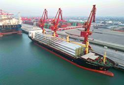 DAKO transports wind blades from China to Germany 1