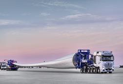 Scheuerle delivers wind turbine blades for Enercon 1