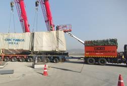 EXG transports key airport infrastructure components