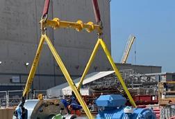 Modulift spreader beams used at Hinkley Point C