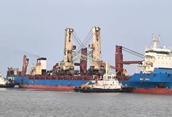 Super Freight moves four MHCs between Indian ports