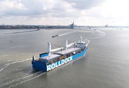 Deugro Arrival of the final vessel at the port of Antwerp.