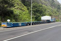 Laso transports generator on Madeira