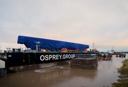 Osprey delivers polar crane beams to Hinkley Point C