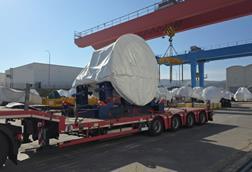 Wind Energy component transport delivered through collaboration between Kaleido Logistics and Cosmatos 2