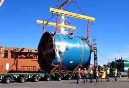 TSL Australia unloads a dozen oversized breakbulk units at Port Kembla