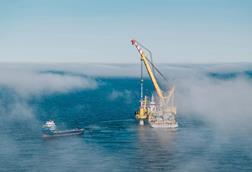 Thor_copyright RWE first foundation for Denmark’s largest offshore wind farm installed