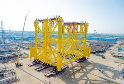 Mammoet wraps up jacket loadout for BorWin6 1