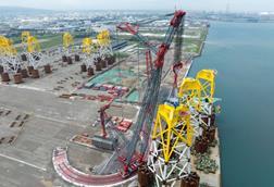 Mammoet’s SK350 tackles tidal challenges at Greater Changhua